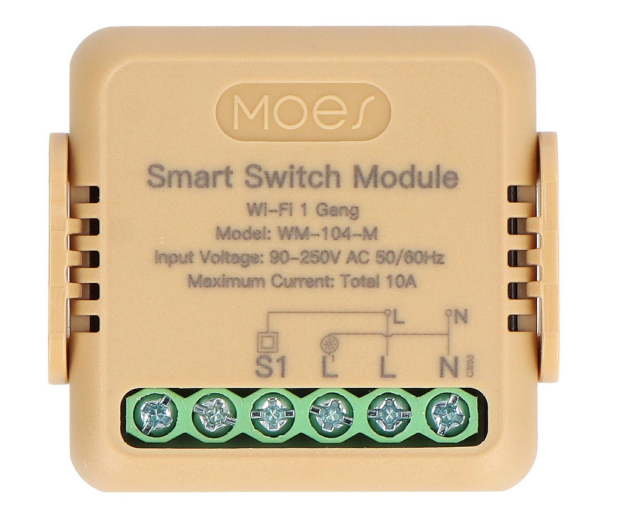 MOES Przekaznik dopuszkowy pojedynczy Mini Wi-Fi  TUYA - 1323830 - zdjęcie